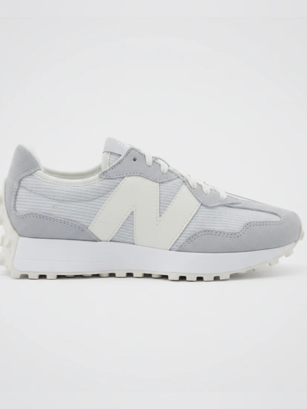 🌐 NEW BALANCE 327 BLUE WHITE STRIPES 🌐 - Picture 1 of 3